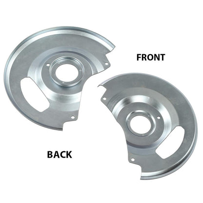 G-PLUS New Disc Brake Dust Shields,Backing Plates Compatible with Chevy C10 /C1500 Trucks and Suburbans 1971-1987, Fit GMC C15 / C1500 Trucks and Suburbans 1971-1987