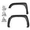 G-PLUS 4PCS Fender Flares Compatible with Toyota Tundra 2014-2020 66.7" / 78.7" / 97.6" Bed Length Wheel Cover Protector Vent Trim, Textured Riveted Pocket