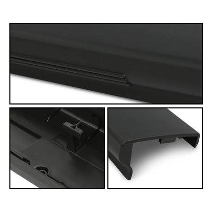 G-PLUS Flexible Step Tailgate Molding Trim Fit Ford F250 F350 2011 2012 2013 2014 2015 2016 Rear Flex Tailgate Cap Cover, 8C3Z9940602EA, 8C3Z-9940602-DA, Black