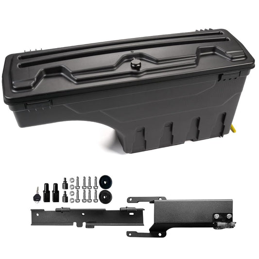 G-PLUS Rear Right Lockable Storage Box Toolbox Compatible with Ford F150 2015 2016 2017 2018 2019 2020 Right Passenger Side Truck Bed Box