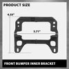 G-PLUS Bumper Inner Bracket Front Compatible with Toyota Corolla SE XSE 2020-2022 5214902010, TO1207119 Black