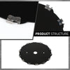 G-PLUS 2pcs 9" Chainsaw Brush Blade 14 Tooth Cutter Trimmer Head Weed Mower Saw Blade Black