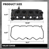 G-PLUS Engine Valve Cover w/Gasket Compatible with Nissan Navara D22 D40 YD25 Engines 13264-VM00A