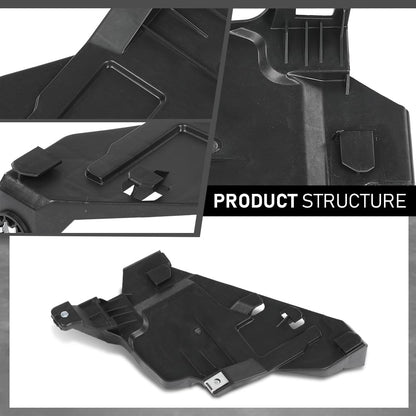 G-PLUS Front Left Headlight Bracket Compatible with Audi Q5 2.0T 2013-2016/3.0L V6 Diesel Turbocharged 2014-2016/3.0L V6 Supercharged 2013-2017, Fit SQ5 3.0L 2014-2017, Headlamp Support Driver Side