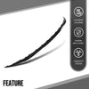 G-PLUS Front Bumper Molding Trim Cover Compatible with Benz C300 2019-2023 For Models With AMG Styling 2058858902, 2058859002 Glossy Black