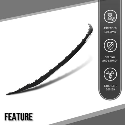 G-PLUS Front Bumper Molding Trim Cover Compatible with Benz C300 2019-2023 For Models With AMG Styling 2058858902, 2058859002 Glossy Black