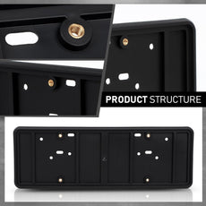 G-PLUS Bumper License Plate Bracket for Dodge Jeep Chrysler 2013-2021 Black Product Specifications