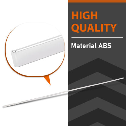G-PLUS Front Left Side Door Molding & Beltline Trim Compatible with Benz S65 AMG Base 2007-2013 | OE Replacement 2216904180 | Direct Fit | Fade & Peel Resistant