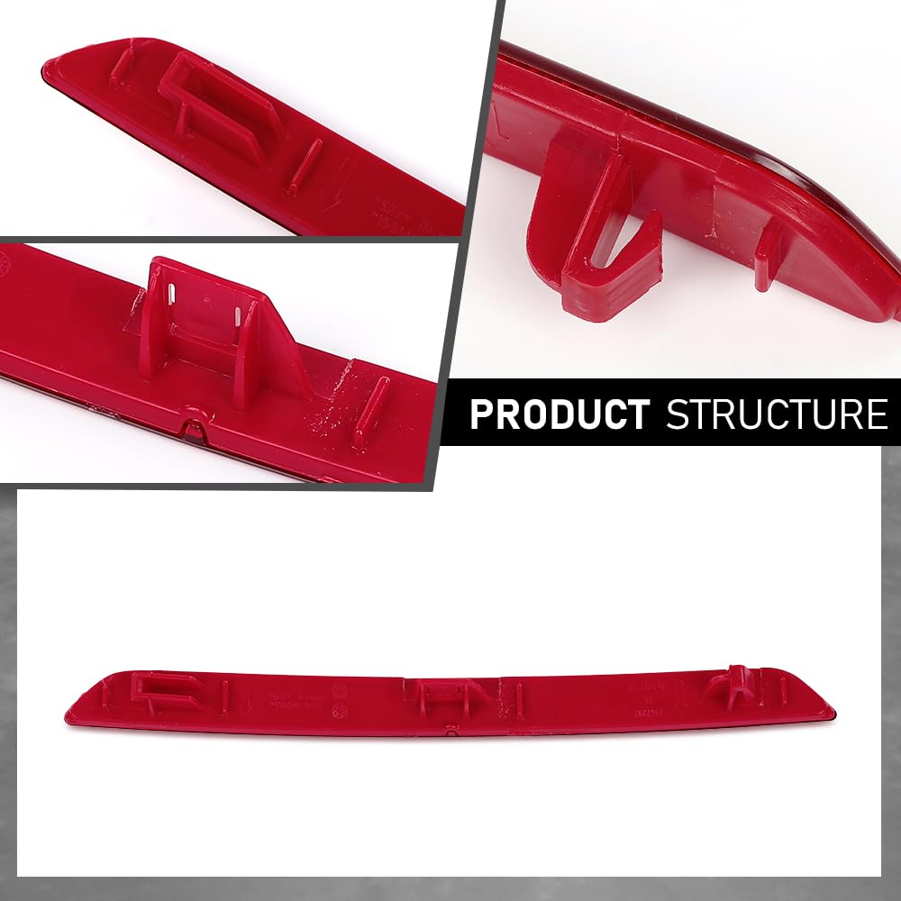 G-PLUS Rear Right Bumper Reflector, Compatible with BMW 4-Series 428i 430i 435i 440i 2014-2020 with M Package, Passenger Side, BM1185107, 63147847234