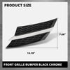 G-PLUS Front Grille Grill, Compatible with Toyota RAV4 2009-2012, TO1200315, 531010R010 Glossy Black