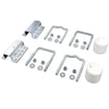 G-PLUS Boat Trailer Galvanized Universal Guide Pole and Post Mounting U Bolt Kit Boat Trailer Guides