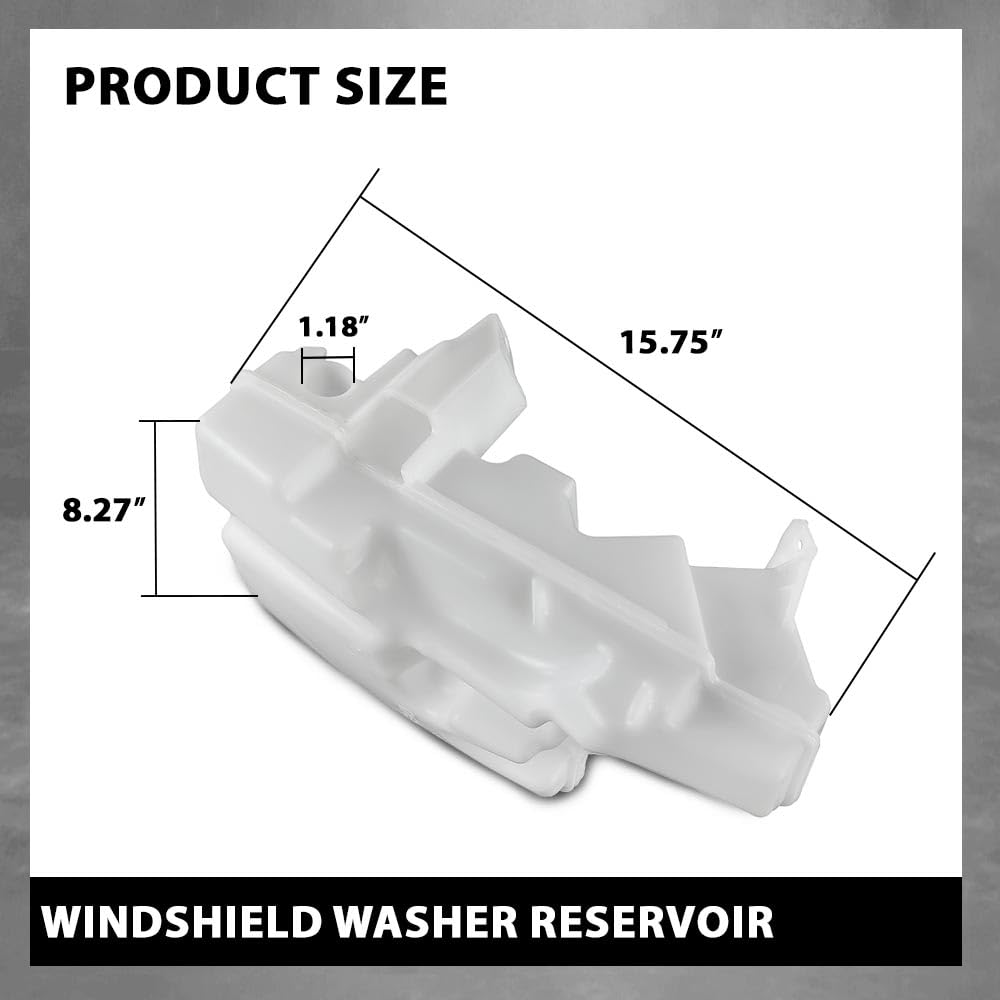 G-PLUS Windshield Washer Reservoir Compatible with Land Rover Range Rover Evoque 2012-2019, Fit Land Rover Discovery Sport 2012-2019