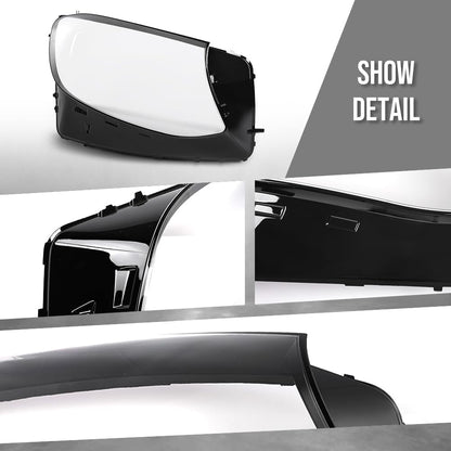 G-PLUS Headlight Lens Cover Compatible with Benz GLC Class W253 2016 2017 2018 2019 2539061601 Right Side Front Headlamp Lens Cover Clear