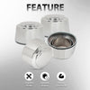 G-PLUS Wheel Center Hub Caps Nut Covers 8 Lug 16 inch Chrome Compatible with Ford F250 F350 Truck 1995-1997/ Fit Ford E150 E250 E350 E450 Van 1995-2008