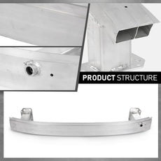 G-PLUS Front Bumper Reinforcement for Jeep Cherokee 2014-2018 Aluminum Additional Angle