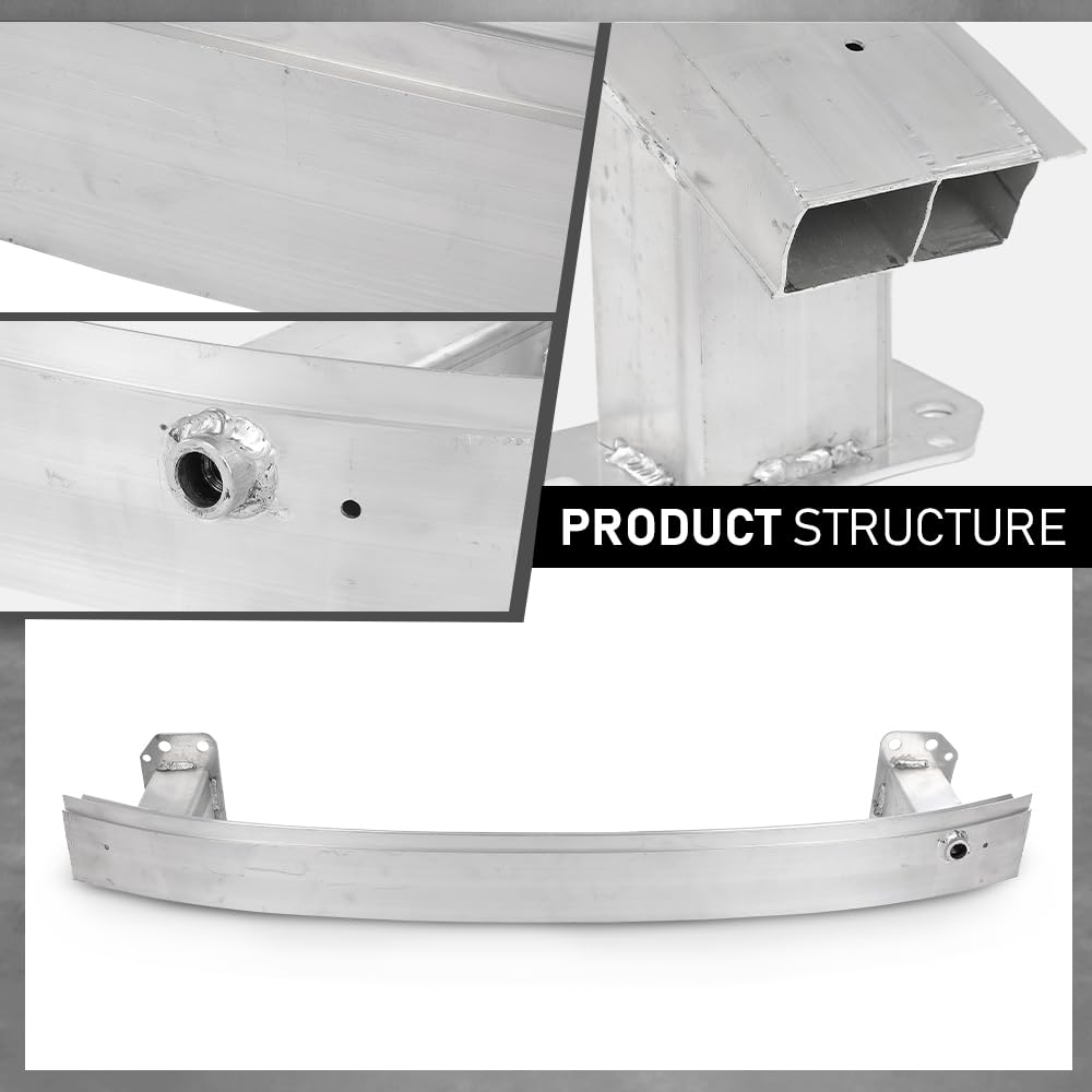 G-PLUS Front Bumper Reinforcement Compatible with Jeep Cherokee 2014-2018 Aluminum 68096072AB