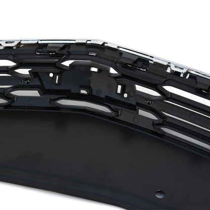 G-PLUS Honeycomb Grille Mesh Assembly Black Covers Automotive Car Front Bumper Upper Grille Compatible with Chevr Cruze 2016-2017