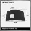 G-PLUS Hood Insulation Pad Compatible with Benz W124 E Class 1990-1995,Fit Benz 300CE 300E 300TE 1990-1993,Fit Benz 400E 500E 1992-1993 1246820726