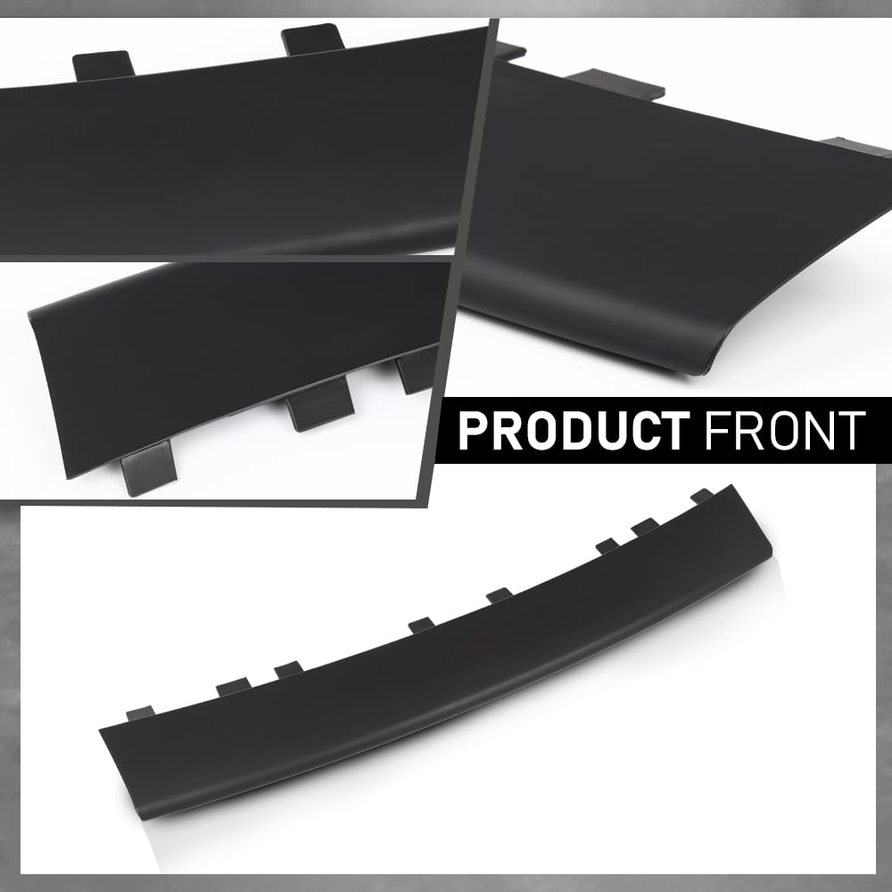 G-PLUS Front Lower Bumper Deflector Compatible with Jeep Cherokee 2016-2018 Black CH1044133, 191275369357