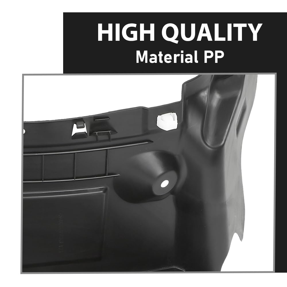 G-PLUS Fender Liner Front Passenger Right Side Compatible with Audi A6 S6 2016-2018 4G0853888J, AU1251110