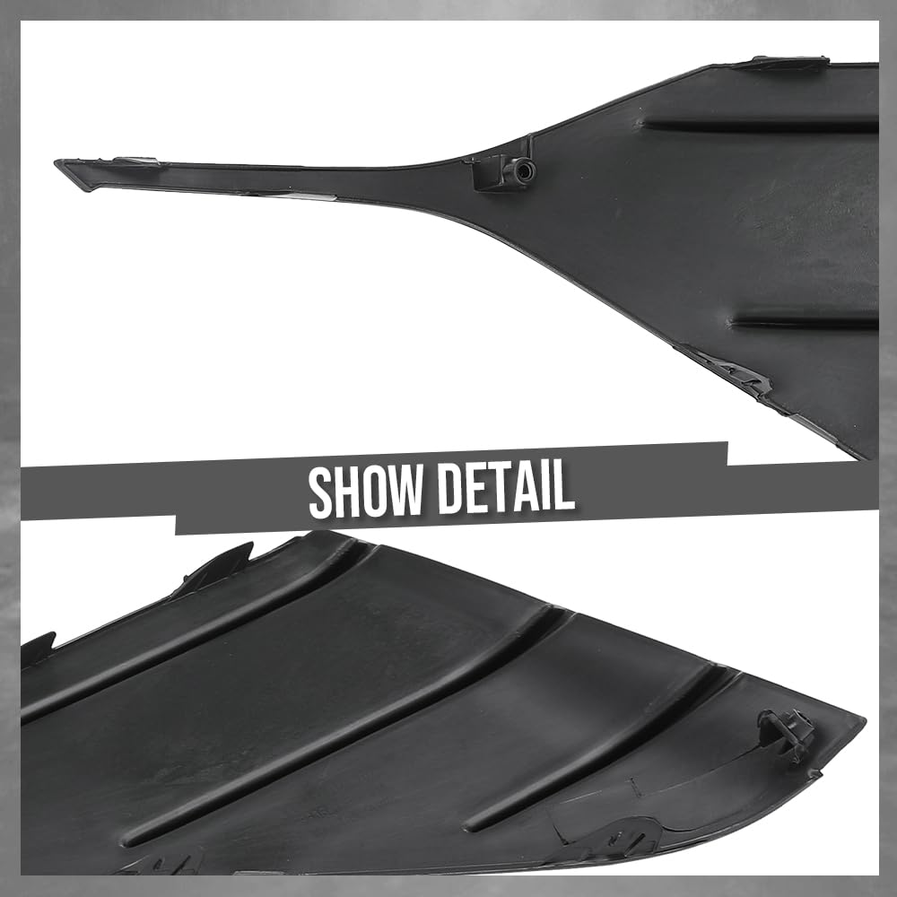 G-PLUS Front Bumper Blanking Cover Right Side Fog Light Cover Fit Hyundai Elantra Blue Hybrid, Limited, Limited Hybrid, SE, SEL 1.6L L4 - Electric/Gas, 2.0L L4 - Gas 2024 86564AACD0, 86564AACC0 Black
