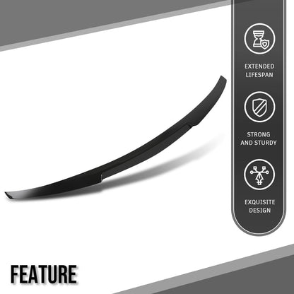 G-PLUS Rear Trunk Spoiler Wing Compatible with BMW G26 4 Series Gran Coupe Models 2021 2022 2023 2024 2025, Fit BMW I4 All Models 2022 2023 2024 2025 Rear Spoiler Gloss Black