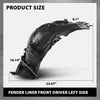 G-PLUS Fender Liner Front Driver Left Side Compatible with Benz C300 C400 C43 C450 C63 2016-2021 2056903301, MB1248181
