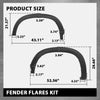 G-PLUS Fender Flares Kit Compatible with Chevy Silverado 1500 2020-2023, Fit GMC Sierra 1500 2020 84297538 Smooth Painted Style 4Pcs