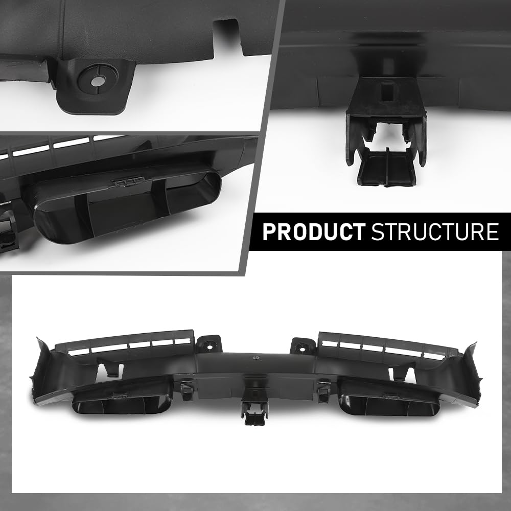 G-PLUS Upper Fan Shroud, Compatible with Benz GLK250 Bluetec 4Matic 2014-2015/ GLK350 Base 4Matic 2010-2015, 2045000355, ATPP1120112008
