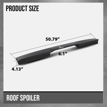 G-PLUS Rear Trunk Roof Spoiler Lip Wing Compatible with Ford F150 All Cabs 2009 2010 2011 2012 2013 2014 Trunk Roof Spoiler Lip Wing Black