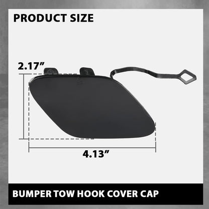G-PLUS Front Bumper Tow Hook Cover Cap Compatible with Benz E550 E400 E350 E250 4Matic Hybrid 2014-2016 A2128852422