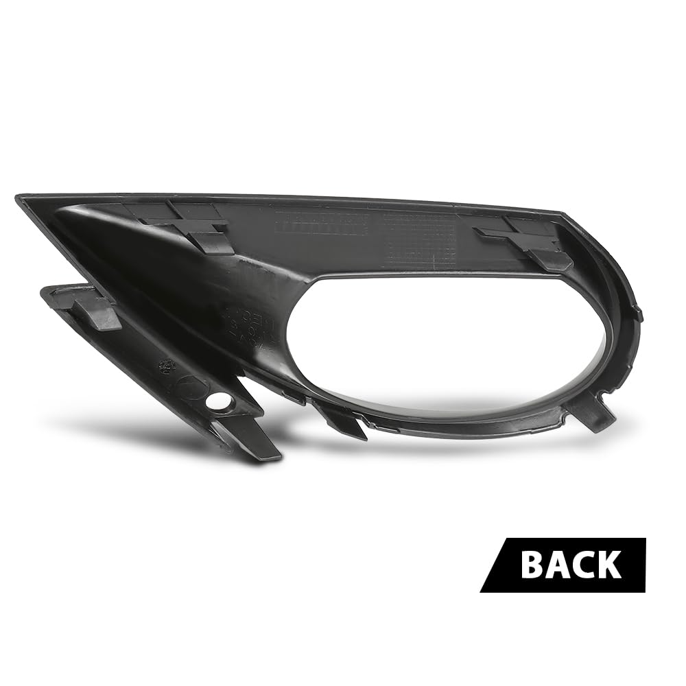 G-PLUS Front Right Fog Light Grill Cover, Compatible with Audi Q7 2010-2015, Passenger Side, AU1039111, 4L0807490A