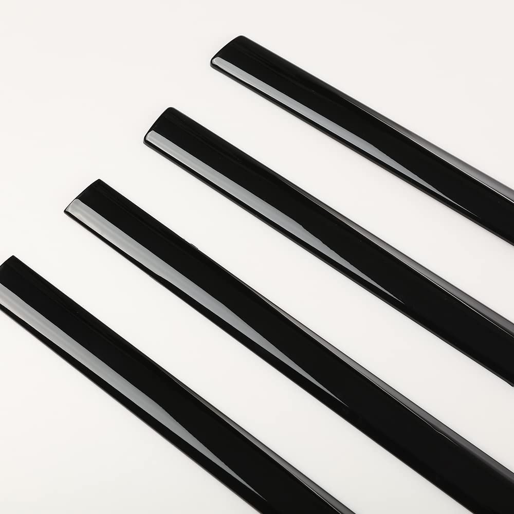 G-PLUS Chrome ABS Body Side Moldings Trim 4pcs Fit Dodge RAM 1500 2019-2021 Crew Cab Door Molding Trim Kit Strips Universal Door Protector Automotive Molding Trim