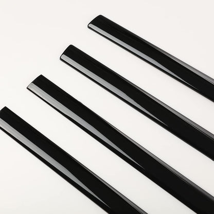 G-PLUS Chrome ABS Body Side Moldings Trim 4pcs Fit Dodge RAM 1500 2019-2021 Crew Cab Door Molding Trim Kit Strips Universal Door Protector Automotive Molding Trim