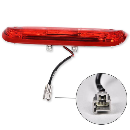 G-PLUS LED Third Brake Light, Compatible with Chevy Silverado/GMC Sierra 1500/2500HD/3500 2014-2018 Rear 3RD Cargo Led Tail Lamps (Red Clear Lens Chrome Housing) Tercera Luz De Freno