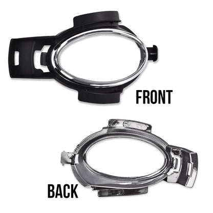 G-PLUS Foglight Bezel Cover 2pcs Compatible with 2007-2009 ES350 Left Right Fog Light Bezel Driving Lamp Trim Replacement Fog Light Lamp Cover Trim Bezel 52126-33070 52125-33070