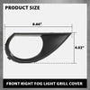 G-PLUS Front Right Fog Light Grill Cover, Compatible with Audi Q7 2010-2015, Passenger Side, AU1039111, 4L0807490A