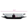 G-PLUS Factory Style Gloss Front Upper Bumper Grille Hood Compatible With CIVIC 16-18 GRILLE （Chrome）