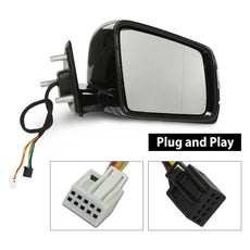 G-PLUS Side Mirror Right without Blind Spot for Benz ML350 GL450 2010-2012 Black Close-up View