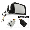 G-PLUS Mirror w/o Blind Spot Right Passenger Side Compatible with Benz ML350 GL450 2010 2011 2012 Black