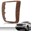 G-PLUS Dash Radio Bezel Trim Wood Grain Compatible with Chevy Silverado 1500 Tahoe GMC Sierra 1500 Yukon 2007-2014 15211886, 26887440, 15247458