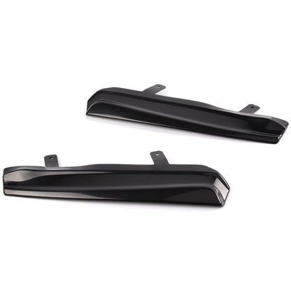 G-PLUS Mean Look Upper Headlight Cover Eyelids Replacement for 1999-2005 VW Compatible with Jetta MK4 1 Pair Black