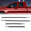 G-PLUS Rubber Strip Outer Door Belt Moulding Compatible with Toyota Tundra DCB 2007-2018 4pcs Weatherstrips Left&Right&Front&Rear Door 68160-0C020 68210-0C020 68163-0C010 68164-0C010
