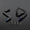 G-PLUS Coolant Silicone Radiator Hose Kit Compatible With Chevy Corvette 5.7L LT1 V8 1991-1996 Black