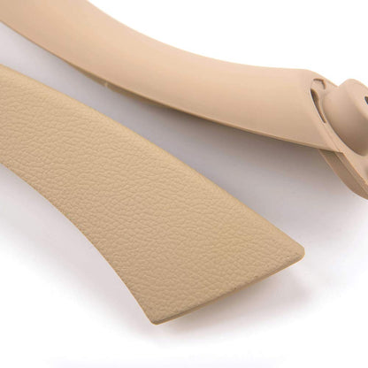 G-PLUS Compatible for BMW E90 3-Series 318 320 325 330 335 Sedan Beige Front Rear Right Side Inner Door Panel Handle + Door Pull Outer Trim Cover