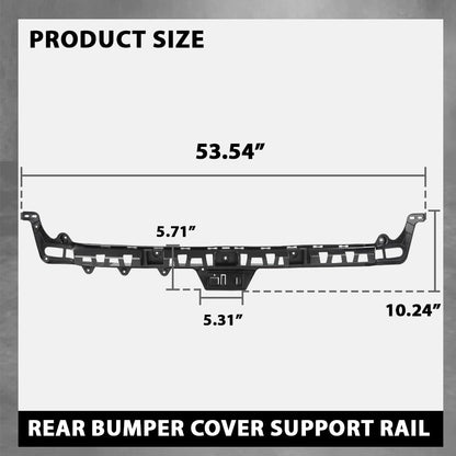 G-PLUS Rear Center Bumper Cover Support Rail Mount Bracket Compatible with Jeep Compass 2017-2019 68244459AB, 68244459AA