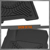 G-PLUS TPE Floor Mats Fit Volvo VNL 670 Models 2004-2018 4 PCS Black