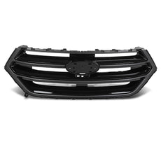 G-PLUS Front Upper Grille for Ford Edge 2015-2018 Gloss Black