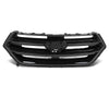 G-PLUS Front Upper Grille W/Camera Hole, Compatible with Ford Edge 2015-2018, Gloss Black, FT4Z8200DA, FO1200562C Black