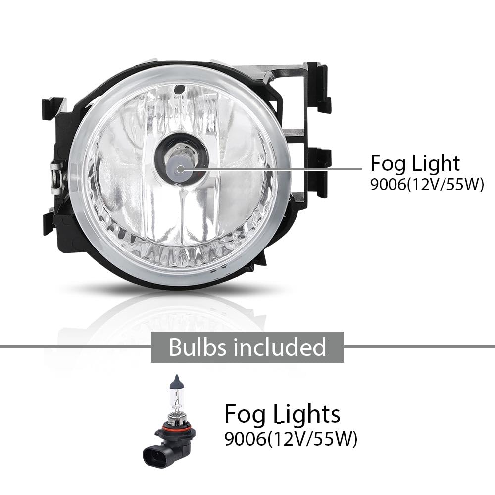 G-PLUS Fog Lights Lamp Assembly With Halogen Bulbs Compatible with Subaru Outback 2010-2012,Fit Subaru Legacy 2008-2009,Fit Subaru Impreza 2011-2014,Fit Subaru WRX STI 2013-2014 84927AG230